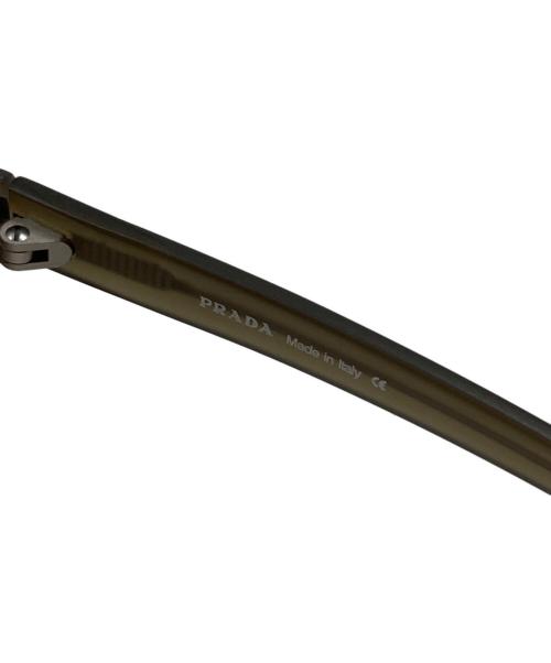 PRADA（プラダ）PRADA (プラダ) オーバルサングラス ベージュの古着・服飾アイテム