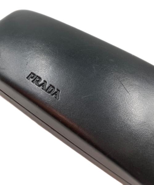 PRADA（プラダ）PRADA (プラダ) オーバルサングラス ベージュの古着・服飾アイテム