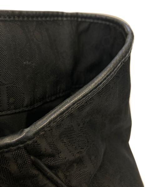 Christian Dior（クリスチャン ディオール）Christian Dior (クリスチャン ディオール) SV金具 ラブリーキャンバス レザー トートバッグ ブラックの古着・服飾アイテム