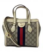 GUCCIグッチ）の古着「オフディアスモールトートバッグ」｜ベージュ