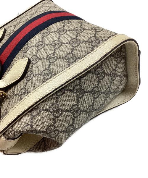 GUCCI（グッチ）GUCCI (グッチ) オフディアスモールトートバッグ ベージュの古着・服飾アイテム
