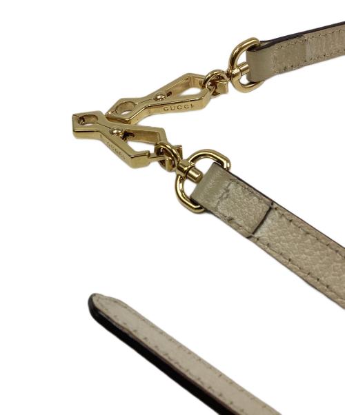 GUCCI（グッチ）GUCCI (グッチ) オフディアスモールトートバッグ ベージュの古着・服飾アイテム