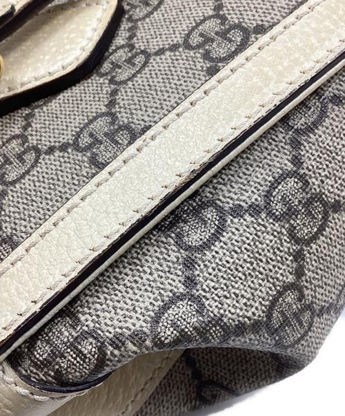 GUCCI（グッチ）GUCCI (グッチ) オフディアスモールトートバッグ ベージュの古着・服飾アイテム