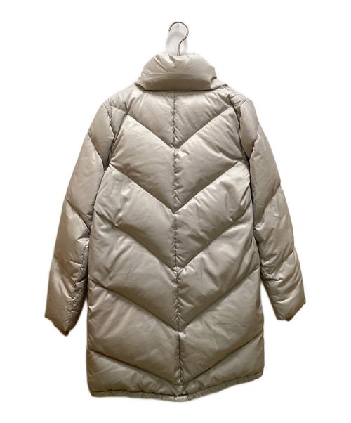 theory（セオリー）theory (セオリー) リブカラーダウンコート グレー サイズ:sの古着・服飾アイテム