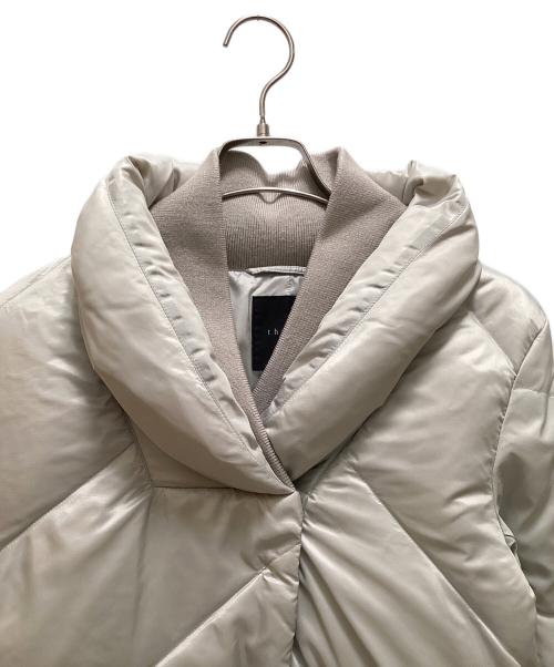 theory（セオリー）theory (セオリー) リブカラーダウンコート グレー サイズ:sの古着・服飾アイテム