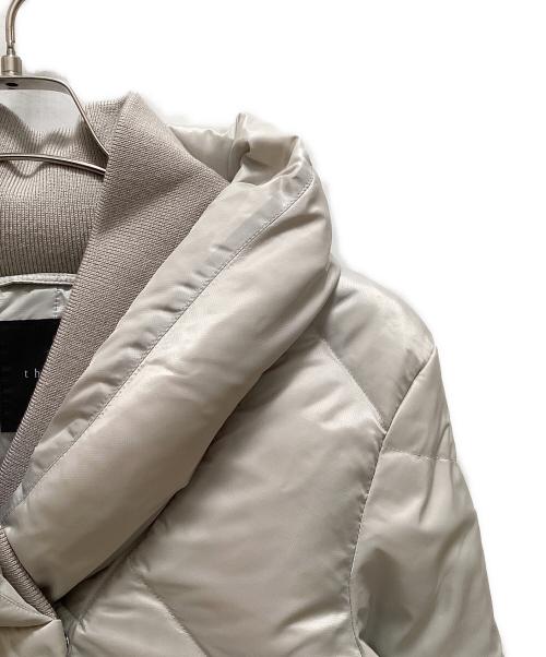 theory（セオリー）theory (セオリー) リブカラーダウンコート グレー サイズ:sの古着・服飾アイテム