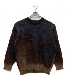 ssstein（シュタイン）の古着「GRADATION MOHAIR KNIT LS」｜ネイビー