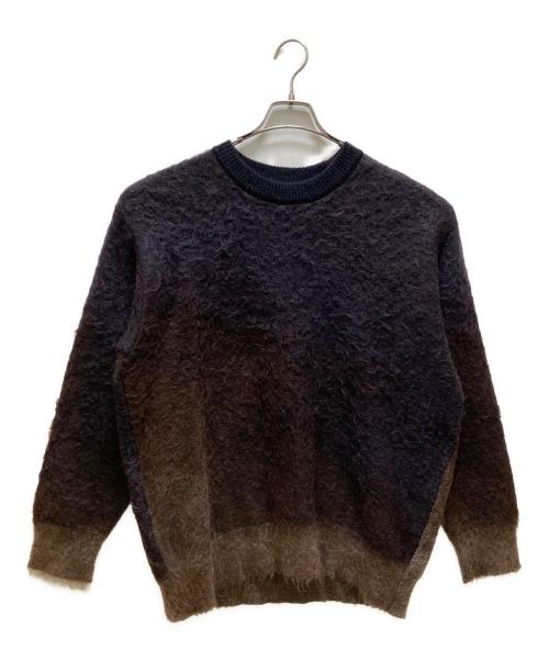 ssstein（シュタイン）ssstein (シュタイン) GRADATION MOHAIR KNIT LS ネイビー サイズ:sの古着・服飾アイテム