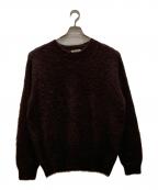 AURALEEオーラリー）の古着「BRUSHED SUPER KID MOHAIR KNIT P/O」｜ブラウン