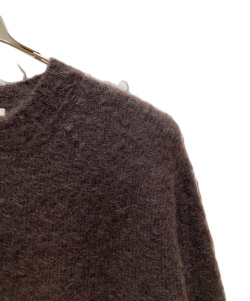 AURALEE（オーラリー）AURALEE (オーラリー) BRUSHED SUPER KID MOHAIR KNIT P/O ブラウン サイズ:３の古着・服飾アイテム