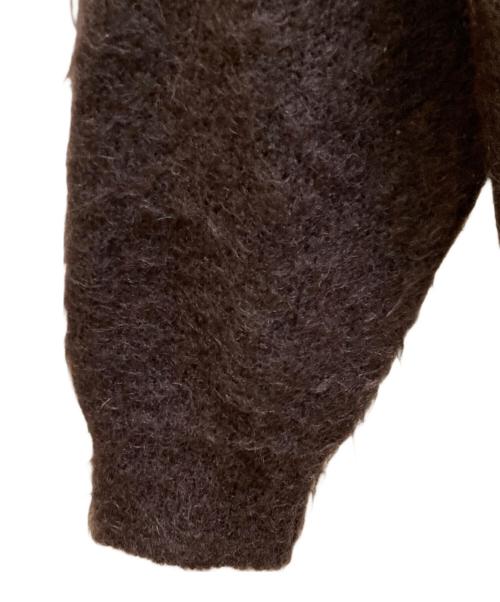 AURALEE（オーラリー）AURALEE (オーラリー) BRUSHED SUPER KID MOHAIR KNIT P/O ブラウン サイズ:３の古着・服飾アイテム