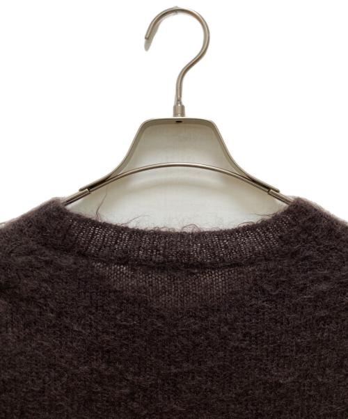 AURALEE（オーラリー）AURALEE (オーラリー) BRUSHED SUPER KID MOHAIR KNIT P/O ブラウン サイズ:３の古着・服飾アイテム