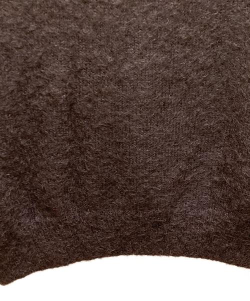 AURALEE（オーラリー）AURALEE (オーラリー) BRUSHED SUPER KID MOHAIR KNIT P/O ブラウン サイズ:３の古着・服飾アイテム