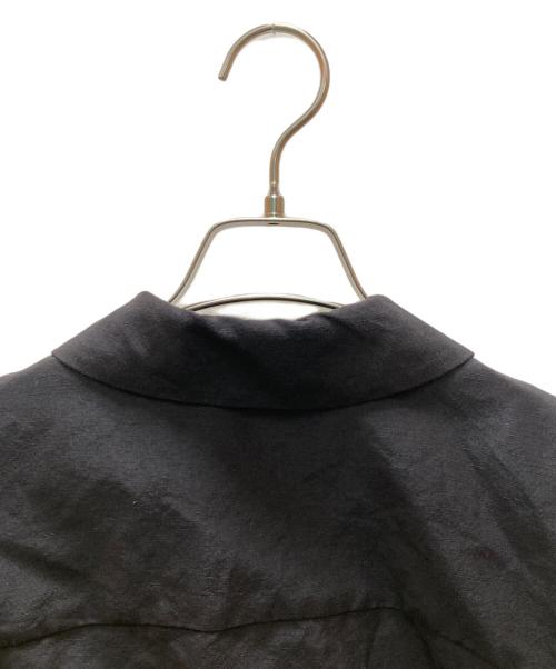 ATTACHMENT（アタッチメント）ATTACHMENT (アタッチメント) ACE/LI/C オックスワッシャー L/S ZIPシャツ ブラック サイズ:2の古着・服飾アイテム