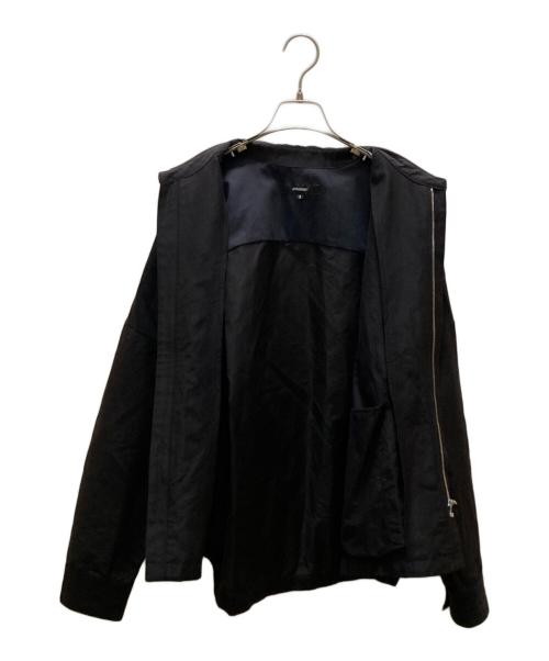 ATTACHMENT（アタッチメント）ATTACHMENT (アタッチメント) ACE/LI/C オックスワッシャー L/S ZIPシャツ ブラック サイズ:2の古着・服飾アイテム