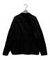ATTACHMENT (アタッチメント) ACE/LI/C オックスワッシャー L/S ZIPシャツ ブラック サイズ:2：8000円