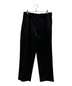 MARKAWAREマーカウェア）の古着「DOUBLE PLEATED EASY TROUSERS」｜ブラック