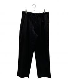 MARKAWARE（マーカウェア）の古着「DOUBLE PLEATED EASY TROUSERS」｜ブラック