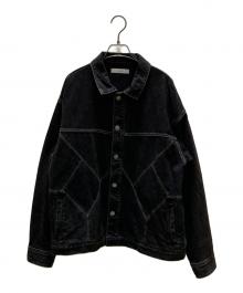 jieda（ジエダ）の古着「PANEL DENIM JACKET」｜ブラック