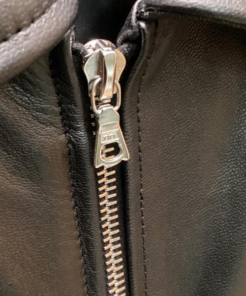 ssstein（シュタイン）ssstein (シュタイン) Leather Zip Short Jacket ブラック サイズ:Sの古着・服飾アイテム