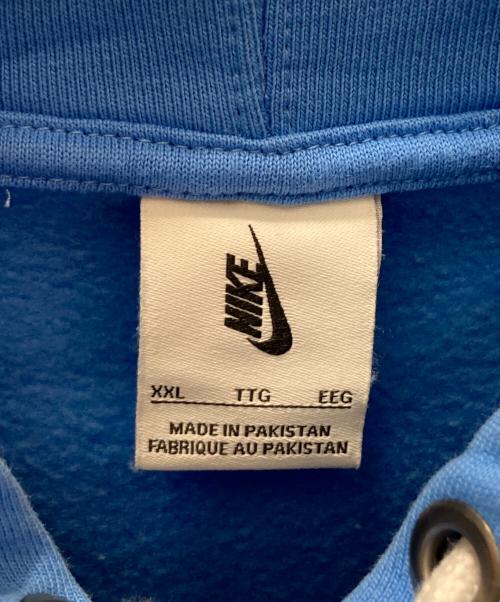 NIKE（ナイキ）NIKE (ナイキ) ソロ スウッシュ フリース プルオーバーフーディ ブルー サイズ:XXLの古着・服飾アイテム
