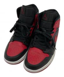 NIKE（ナイキ）の古着「エアジョーダン1 ミッド "ブレッド"」｜レッド×ブラック