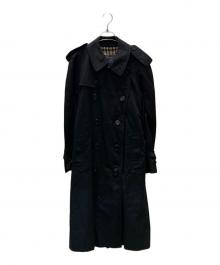 Burberry's（バーバリー）の古着「ヴィンテージ裏地ノバチェックトレンチコート」｜ブラック