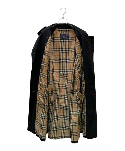 Burberry's（バーバリー）Burberry's (バーバリー) ヴィンテージ裏地ノバチェックトレンチコート ブラック サイズ:44の古着・服飾アイテム