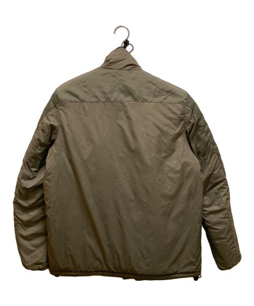 DUTCH MILITARY（ダッチ ミリタリー）Dutch military (ダッチ ミリタリー) リバーシブルダウンジャケット イエロー×カーキ サイズ:sの古着・服飾アイテム