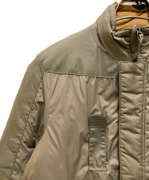 DUTCH MILITARY（ダッチ ミリタリー）Dutch military (ダッチ ミリタリー) リバーシブルダウンジャケット イエロー×カーキ サイズ:sの古着・服飾アイテム