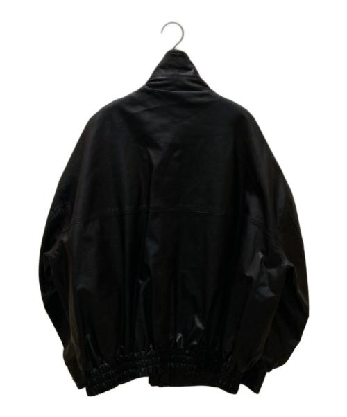 FREAK'S STORE（フリークスストア）FREAK'S STORE (フリークスストア) フェイクレザーブルゾン ブラック サイズ:ＦＲＥＥ　　の古着・服飾アイテム