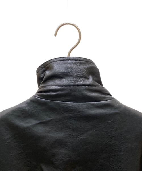 FREAK'S STORE（フリークスストア）FREAK'S STORE (フリークスストア) フェイクレザーブルゾン ブラック サイズ:ＦＲＥＥ　　の古着・服飾アイテム