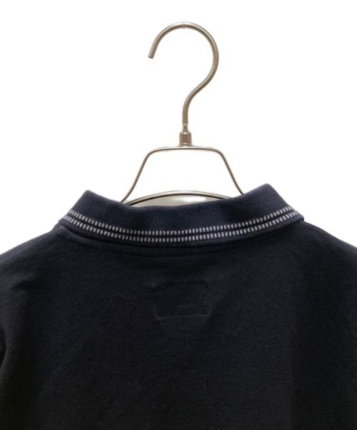 stussy（ステューシー）stussy (ステューシー) Dillon 長袖ポロシャツ ブラック サイズ:Lの古着・服飾アイテム