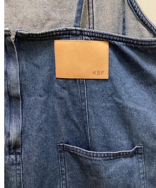 KBF（ケービーエフ）KBF (ケービーエフ) フリンジデニムキャミワンピース インディゴ サイズ:L 未使用品の古着・服飾アイテム