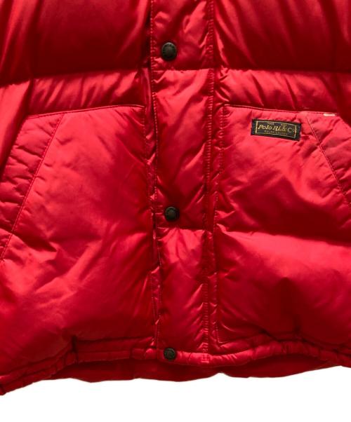 POLO RALPH LAUREN（ポロ・ラルフローレン）POLO RALPH LAUREN (ポロ・ラルフローレン) ダウンジャケット レッド サイズ:XLの古着・服飾アイテム