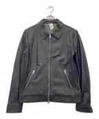 DELANデラン）の古着「レザージャケット」｜ブラック