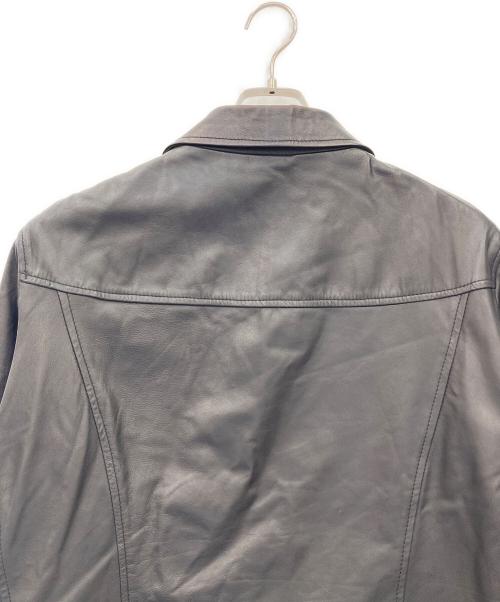 DELAN（デラン）Delan (デラン) レザージャケット ブラック サイズ:50の古着・服飾アイテム