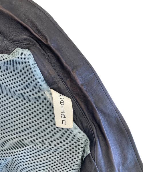 DELAN（デラン）Delan (デラン) レザージャケット ブラック サイズ:50の古着・服飾アイテム