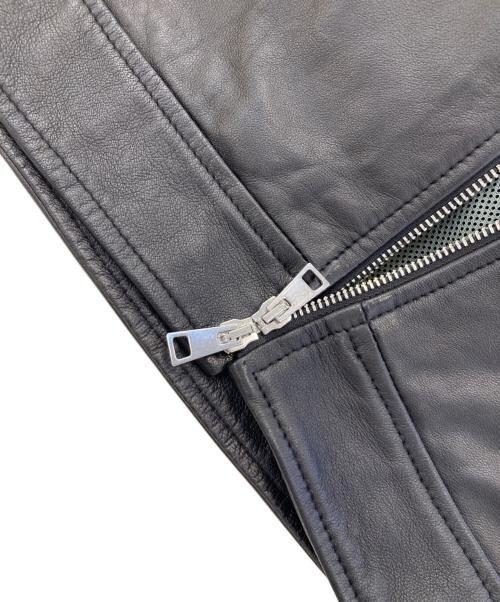 DELAN（デラン）Delan (デラン) レザージャケット ブラック サイズ:50の古着・服飾アイテム