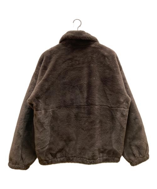 MONKEY TIME（モンキータイム）MONKEY TIME (モンキータイム) フェイクファージップブルゾン ブラウン サイズ:XLの古着・服飾アイテム