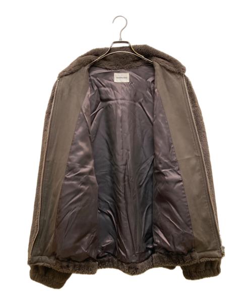 MONKEY TIME（モンキータイム）MONKEY TIME (モンキータイム) フェイクファージップブルゾン ブラウン サイズ:XLの古着・服飾アイテム