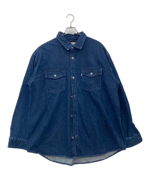 LEVI'S（リーバイス）LEVI'S (リーバイス) シルバータブ 2ポケット シャツ インディゴ サイズ:L 未使用品の古着・服飾アイテム