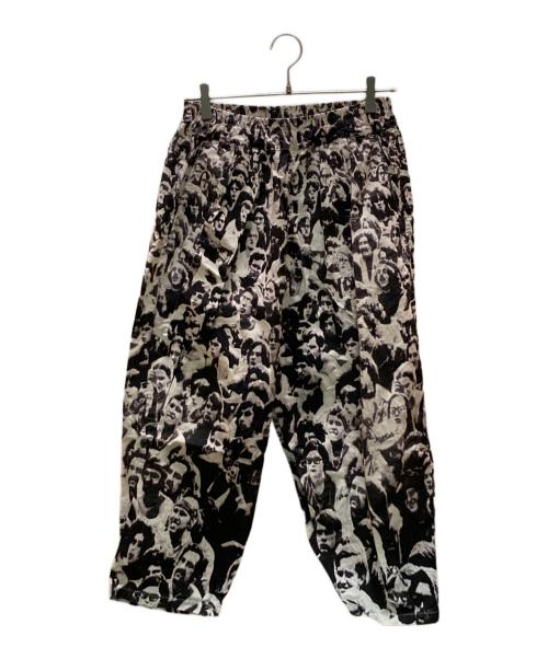 gold（ゴールド）gold (ゴールド) コットンウェザーバルーンパンツ ブラック×ホワイト サイズ:Mの古着・服飾アイテム