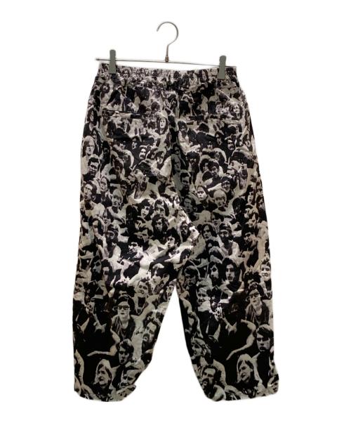 gold（ゴールド）gold (ゴールド) コットンウェザーバルーンパンツ ブラック×ホワイト サイズ:Mの古着・服飾アイテム