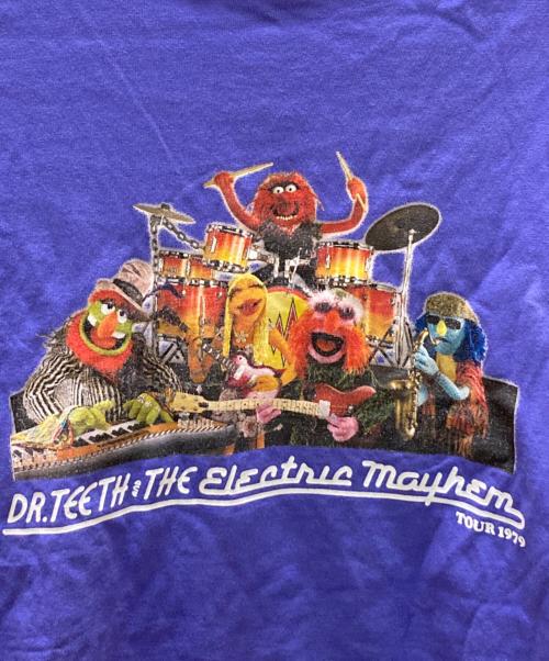 THE MUPPETS（ザ マペッツ）THE MUPPETS (ザ マペッツ) ロングスリーブカットソー パープル サイズ:Mの古着・服飾アイテム