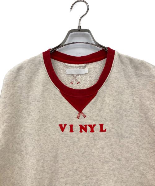 ROTOL（ロトル）ROTOL (ロトル) カットオフヴィンテージライクスウェット グレー×レッド サイズ:3の古着・服飾アイテム
