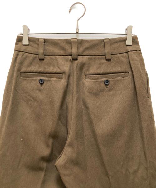 MARGARET HOWELL（マーガレットハウエル）MARGARET HOWELL (マーガレットハウエル) WOOL COTTON TROUSERS ブラウン サイズ:3の古着・服飾アイテム