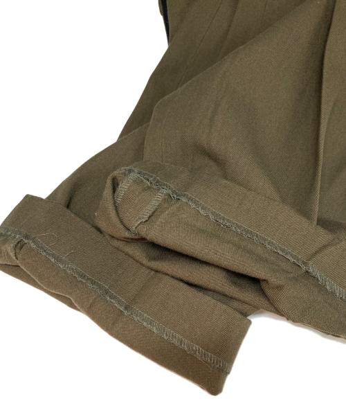 MARGARET HOWELL（マーガレットハウエル）MARGARET HOWELL (マーガレットハウエル) WOOL COTTON TROUSERS ブラウン サイズ:3の古着・服飾アイテム