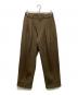 MARGARET HOWELL（マーガレットハウエル）の古着「WOOL COTTON TROUSERS」｜ブラウン