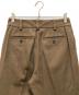 中古・古着 MARGARET HOWELL (マーガレットハウエル) WOOL COTTON TROUSERS ブラウン サイズ:3：6000円